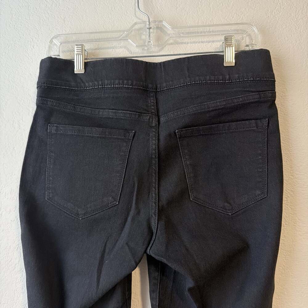 Old Navy Rockstar Super Skinny Jeggings Womens 8 Black Mid Rise Stretch comfy - Picture 4 of 5
